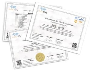 Self-print QR-code ESL Certificate Bundle