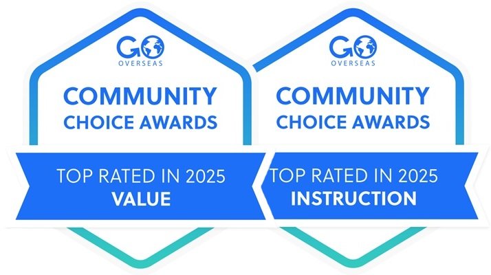 Go Overseas StudyTEFL award badges