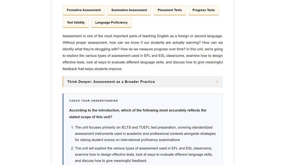 StudyTEFL free TEFL lesson preview
